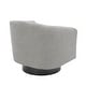 preview thumbnail 43 of 186, Modern Upholstered Barrel Chair Swivel Accent Chair for Living Room
