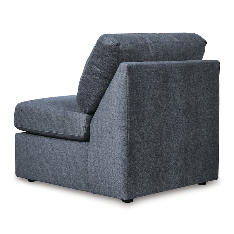 Signature Design by Ashley Modmax Blue 3-Piece Sectional with Chaise - 109" W x 68" D x 36" H