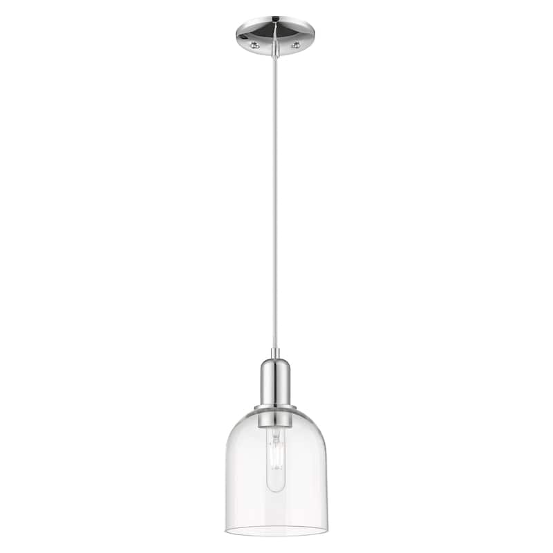 Innovations Lighting Endless Possibilities Arcadia - Bella - 1 Light 6" Cord Hung Mini Pendant - Clear/Polished Chrome