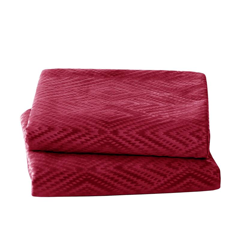 Tonopah Ikat Velvet Throw Pillow Cover Set, NO INSERT