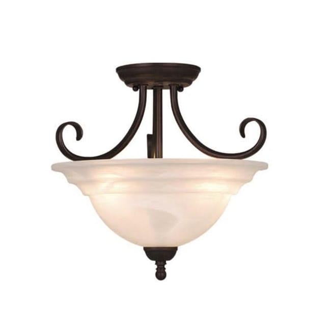Roseto Avery 3 Light 14" Wide Semi-Flush Bowl Ceiling Fixture