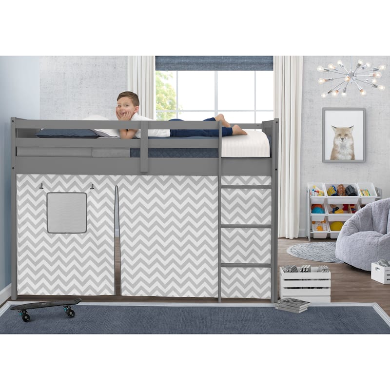 Loft Bed Tent - Curtain Set For Twin Loft Bed (Bed Sold Separately)