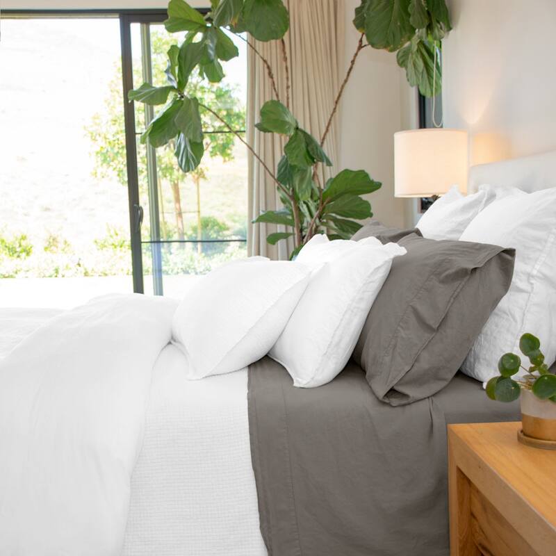 Jennifer Adams Relaxed Cotton Percale Sheet Set