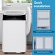 preview thumbnail 4 of 5, 14000 BTU Portable Air Conditioners, Room up to 700 Sq. Ft, with Remote Control