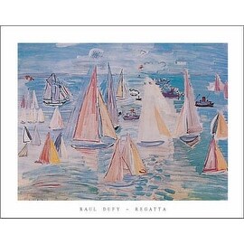 Regatta By Raoul Dufy Huntington Graphics Art Print 22 X 28 In Overstock 12168902