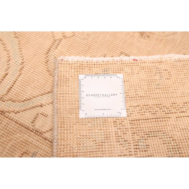 ECARPETGALLERY Hand-knotted Antalya Vintage Tan Wool Rug - 8'0 x 11'0