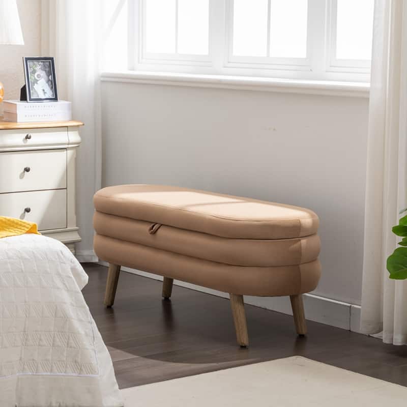 Storage Bench Bedroom Bench With Wood Legs