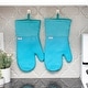 preview thumbnail 26 of 34, T-fal Textiles 2 Pack Soft Flex Waffle Silicone Oven Mitt Set