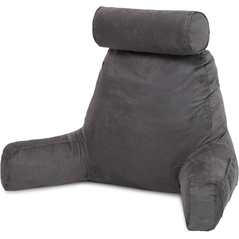 Husband Bedrest Micro-Suede Reading Pillow