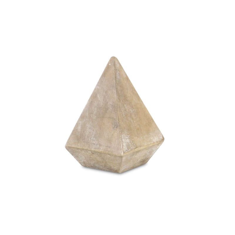 Palison Wooden Pyramid Design Ring Holder - Large