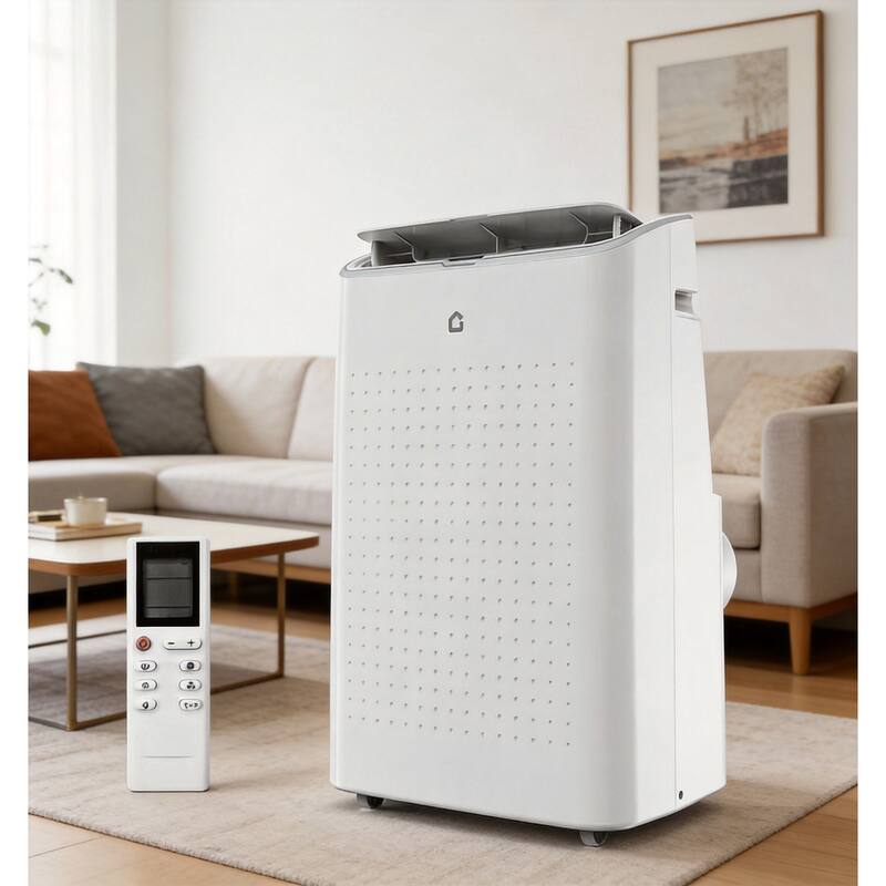 14000 BTU 3 in-1 Ac Unit, With Dehumidifier & Fan Mode - White