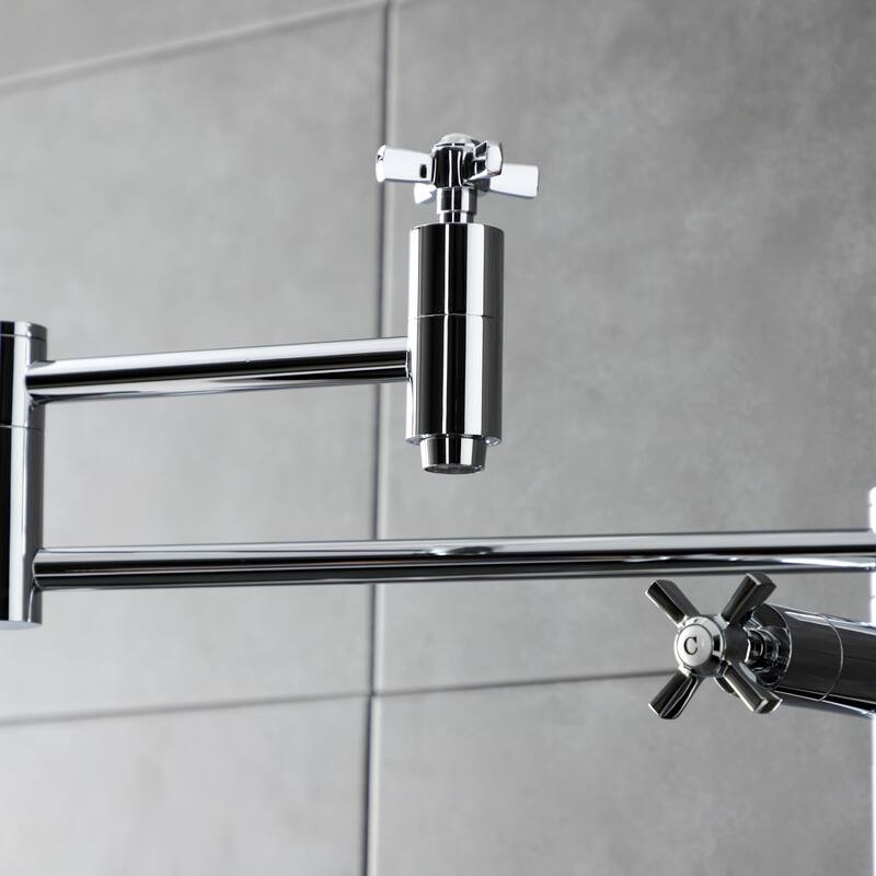 Millennium Two-Handle 1-Hole Deck Mount Pot Filler Faucet
