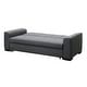 preview thumbnail 10 of 13, Furniture of America City Contemporary Grey Linen Fabric Futon Sofa