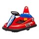 preview thumbnail 46 of 96, Kids 6V Ride-On Bumper Car with Parental Remote, Bluetooth Music, and Anti-Collision Padding Red