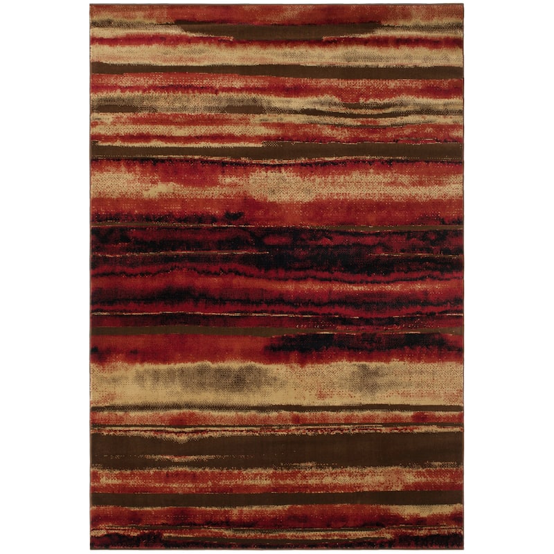 Lodge King Sierra Ridge Rustic Contemporary Area Rug - 7'10" x 9'10" - Multi