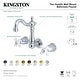 preview thumbnail 3 of 14, Heritage Two-Handle 3-Hole Wall Mount Bathroom Faucet