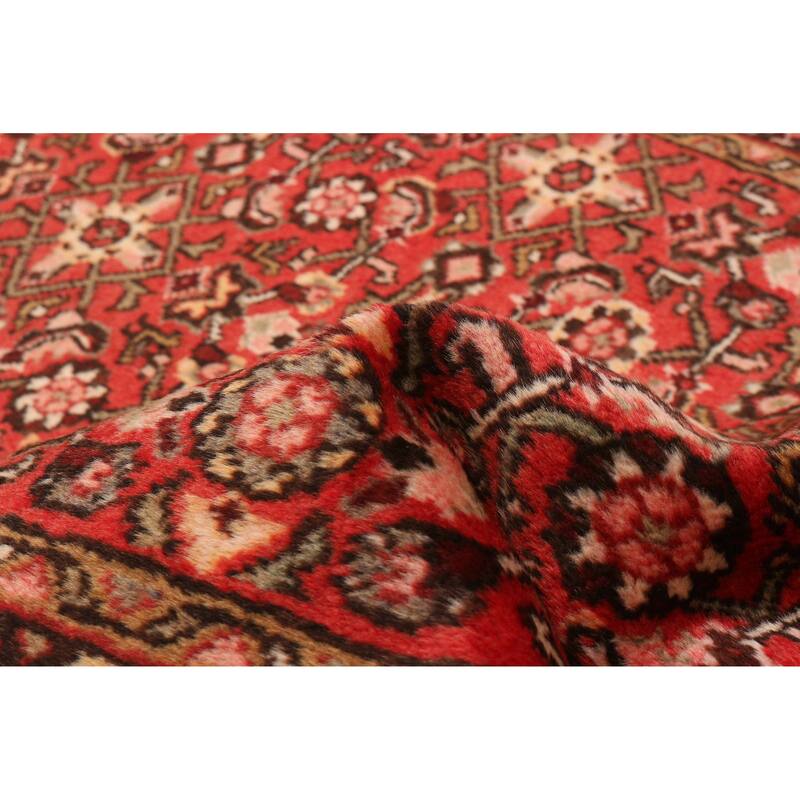 ECARPETGALLERY Hand-knotted Andelz Red Wool Rug - 2'9 x 9'6