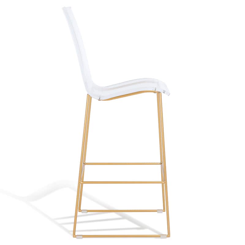 SAFAVIEH Couture Margrith 46-inch Acrylic Bar Stool - 19"W x 17"D x 46"H
