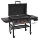 preview thumbnail 1 of 3, Blackstone Iron Forged 4 Burner Liquid Propane Outdoor Griddle with Hood Black - N/A