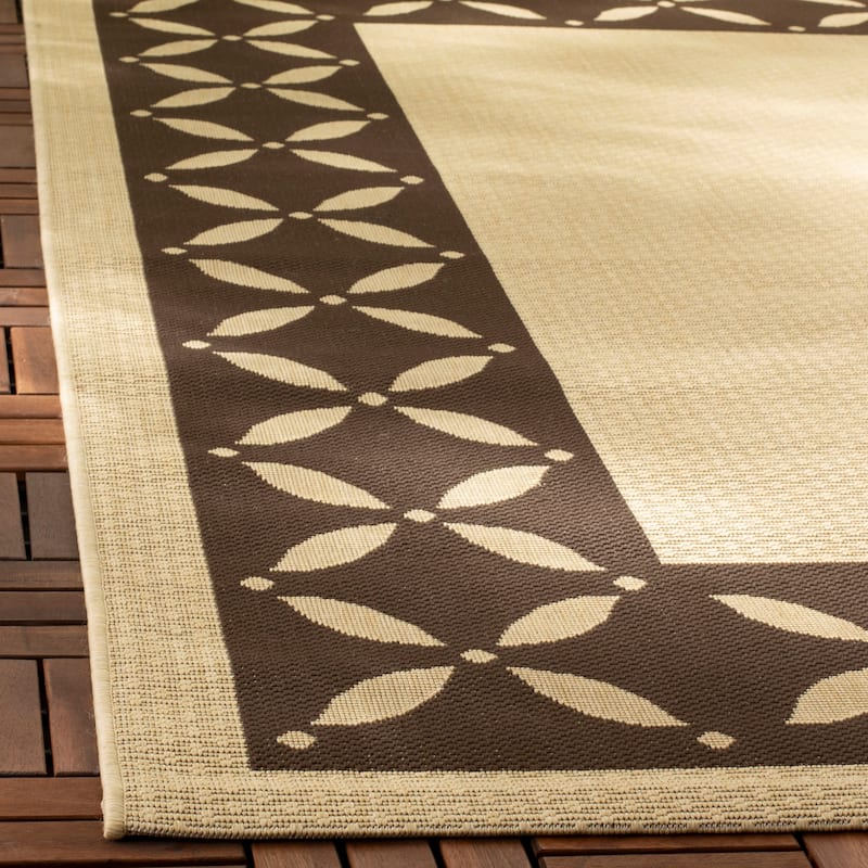 Martha Stewart by SAFAVIEH Mallorca Border Indoor/ Outdoor Waterproof Rug