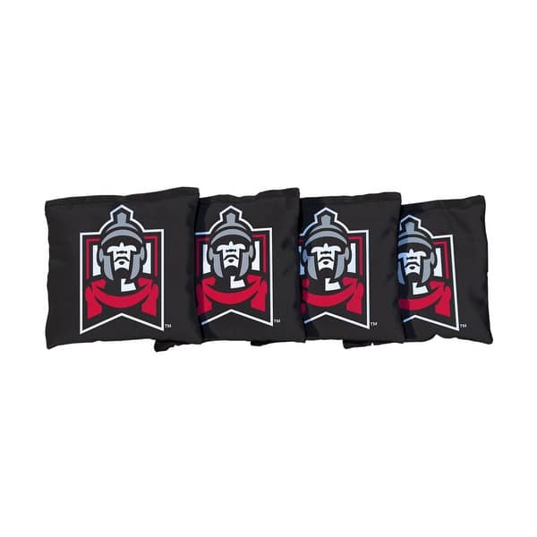 slide 2 of 3, East Stroudsburg ESU Warriors Black Cornhole Bags All-Weather Resin Filled