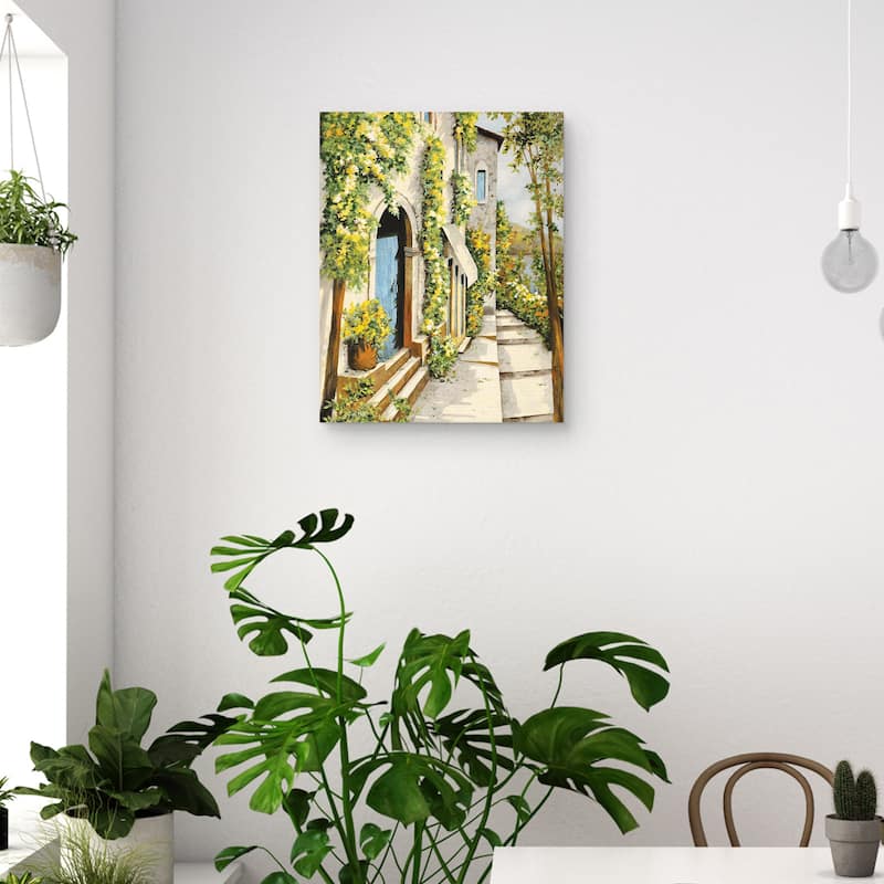 Canarinouno by Guido Borelli Canvas Art Print