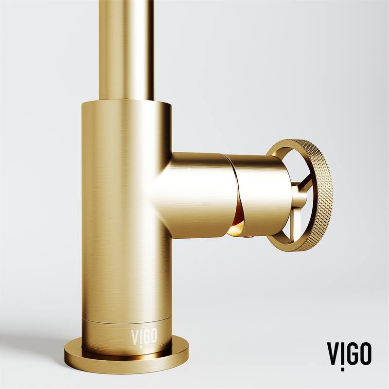 VIGO Cass 9" H Single Handle Single Hole Bathroom Faucet
