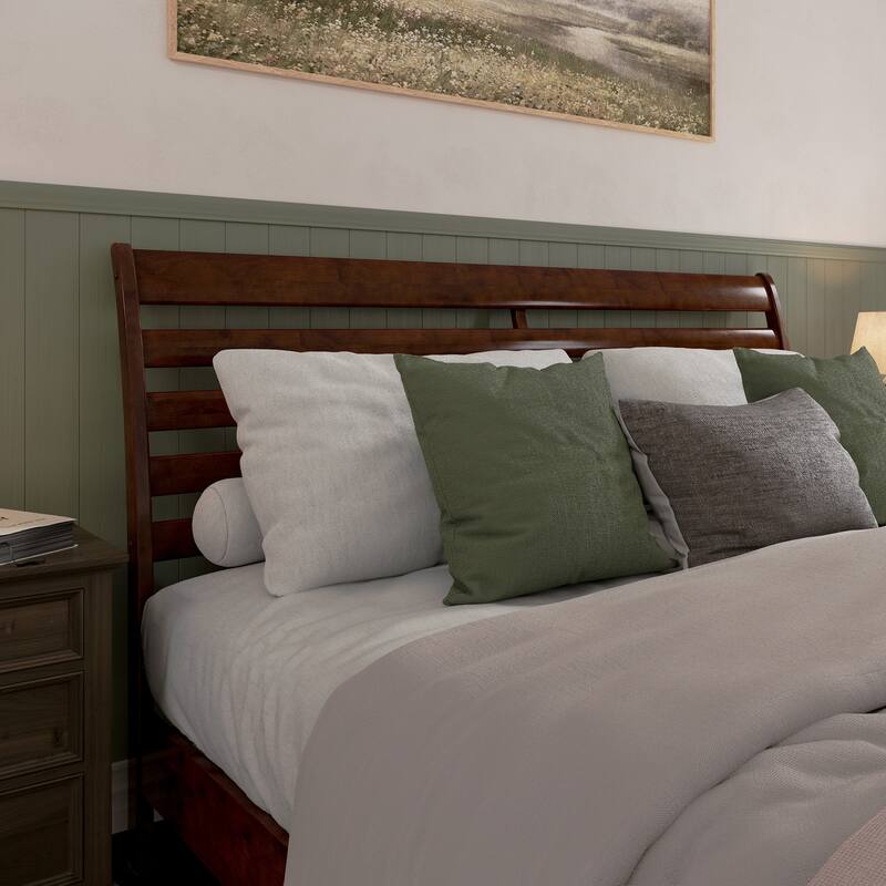 Savannah Solid Wood Low Profile Platform Bed