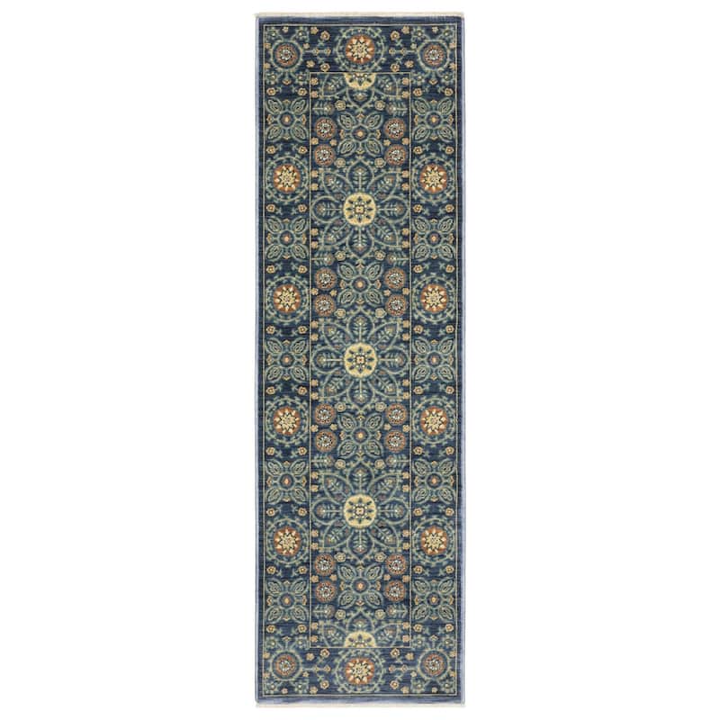 HomeRootsMedallion Traditional Runner Area Rug