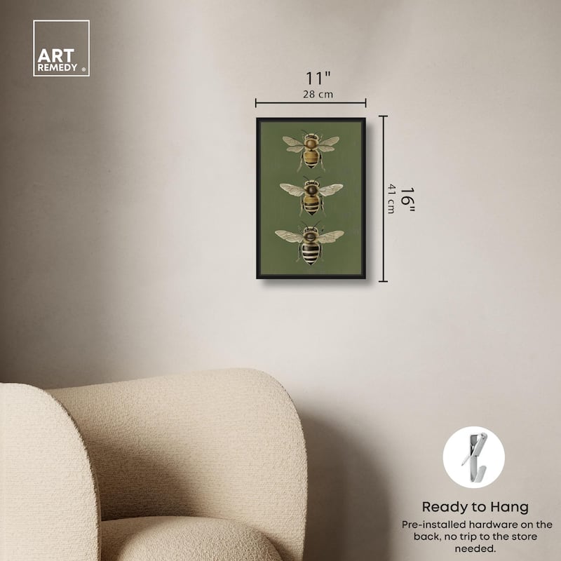 Anatomy of the Bee Canvas by Art Remedy