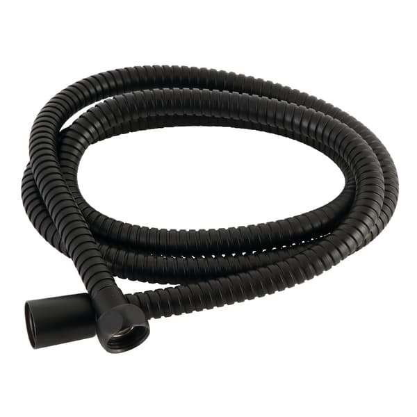 slide 2 of 5, Kingston Brass Vintage 59-Inch Shower Hose Matte Black