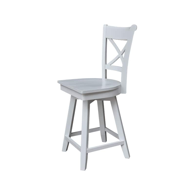 Charlotte Counter Height Stool with 24 in. H Swivel Seat