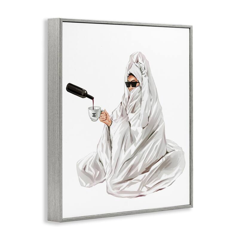 Stupell Glam Comfort Pouring Drink Framed Giclee Art Design By Ziwei Li