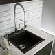 preview thumbnail 12 of 15, Karran QT-825 Drop-in 15-3/4" Single Bowl Quartz Composite Kitchen Sink