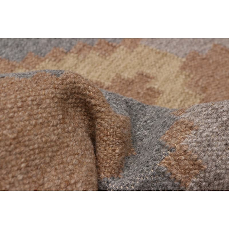 Ankara FW Brown Kilim 5'1" x 8'1" - 5'1 x 8'1