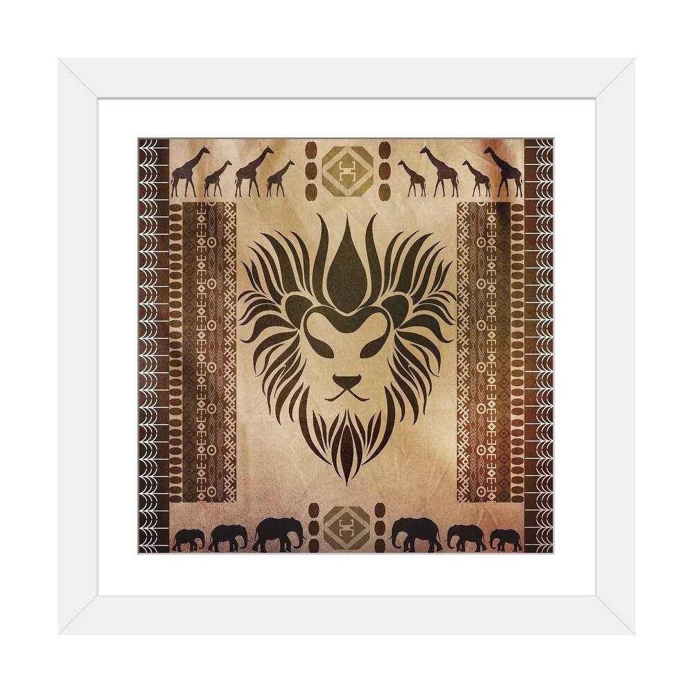 iCanvas "King of Africa" by Unknown Artist