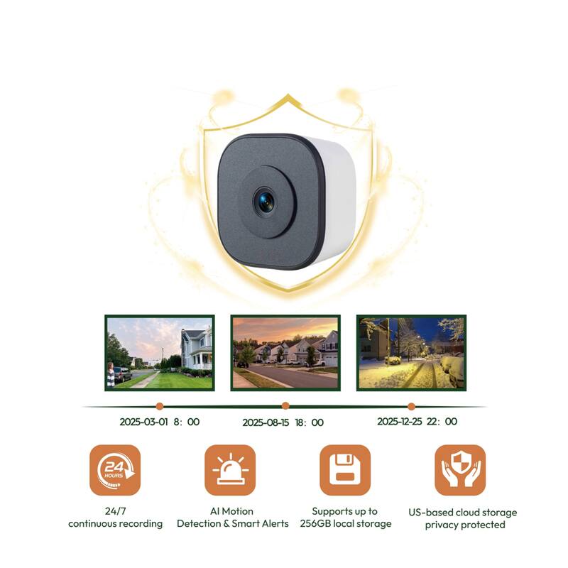2K Window Camera WiFi Indoor Cameras with AI Motion Dection and Smart Alerts for Home Security