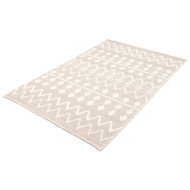 ECARPETGALLERY Braid weave Sienna Brown Wool Rug - 5'11 x 9'1