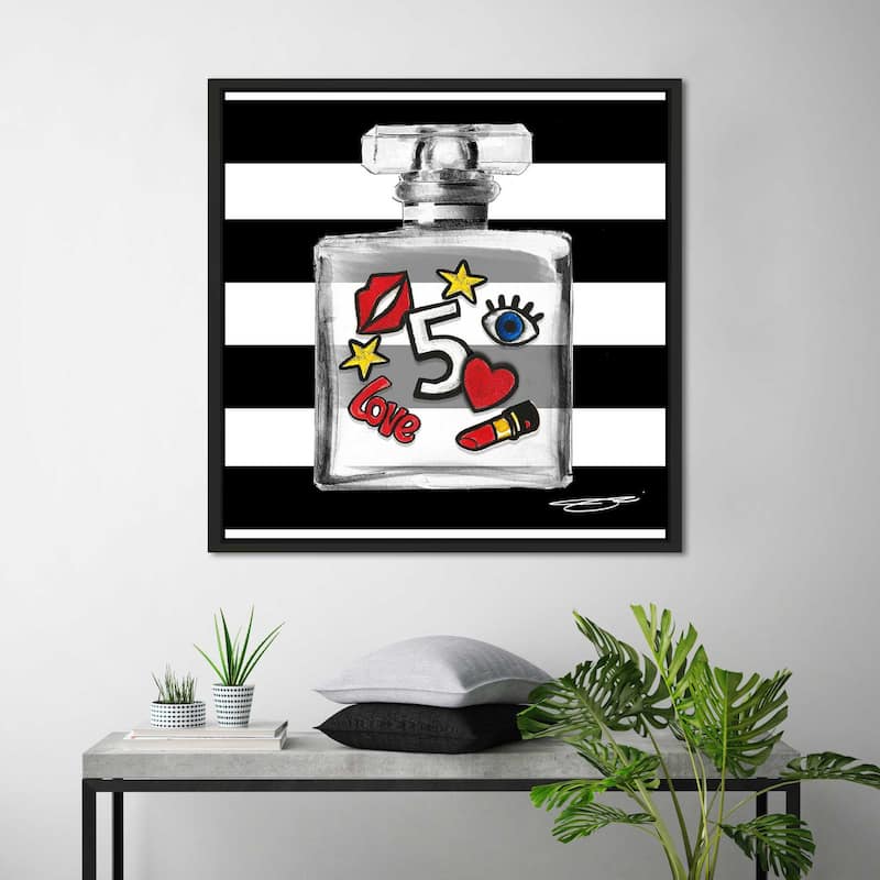 "Love And Perfume" by Jodi Print on Floating Canvas