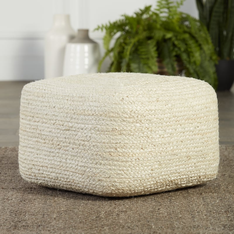 Sangam Natural Cuboid Jute Pouf