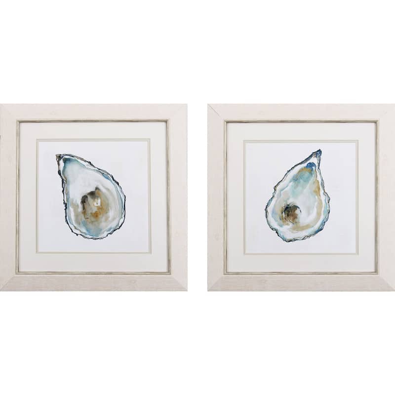 Propac Images Atlantic Pacific Set of 2 Wall Art - Blue - 20X20X1