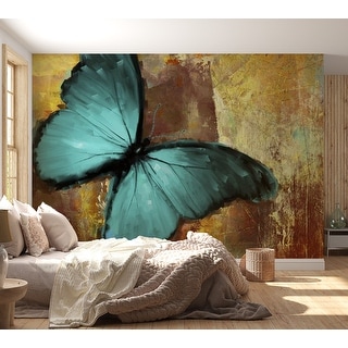 Animal Non-pasted Wallpaper Wall Mural - Artistic Butterfly - Bed Bath ...