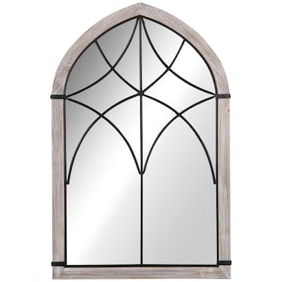 36.5" x 23.5" Large Farmhouse Wall Mirror for Wall Decor