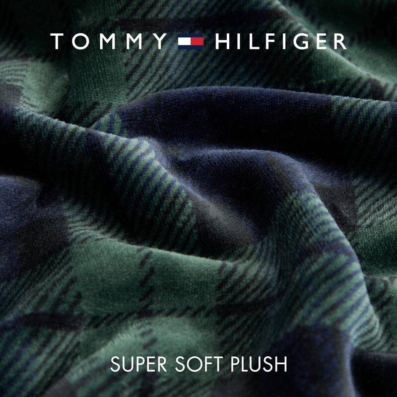 Tommy Hilfiger Iconic Reversible Throw Blanket