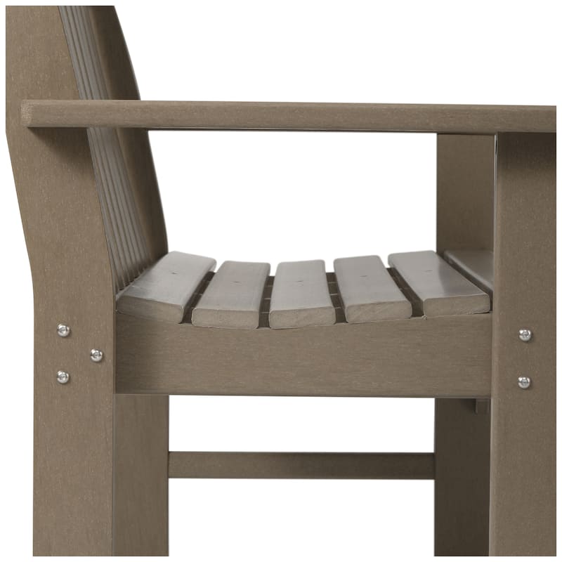 Polytrends Laguna 3-Piece Outdoor Patio Bench Set With Coffee Table