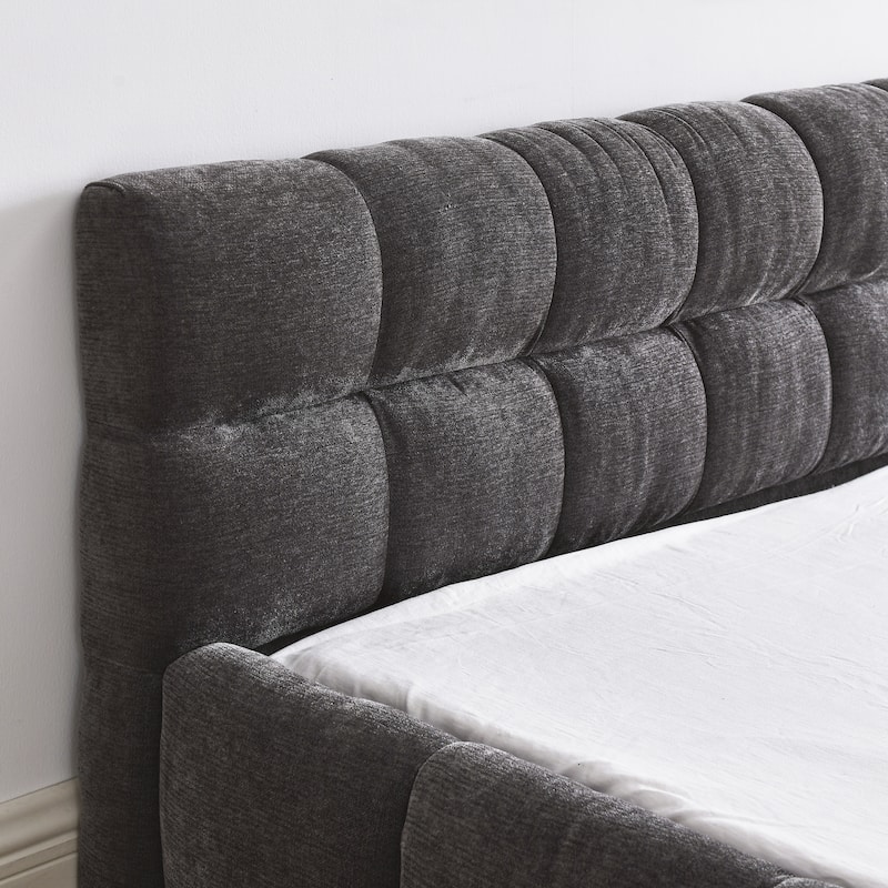 Grounded Platform Bed Upholstered Bed King Or Queen Size Available