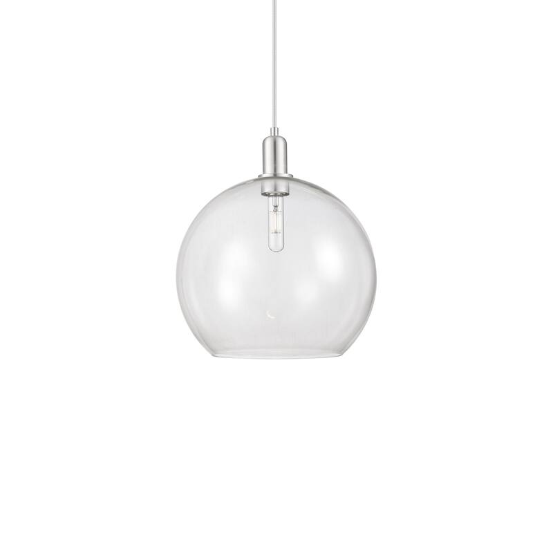 Innovations Lighting 716-1P-18-14 Athens Pendant Athens 14" Wide - Brushed Satin Nickel / Clear