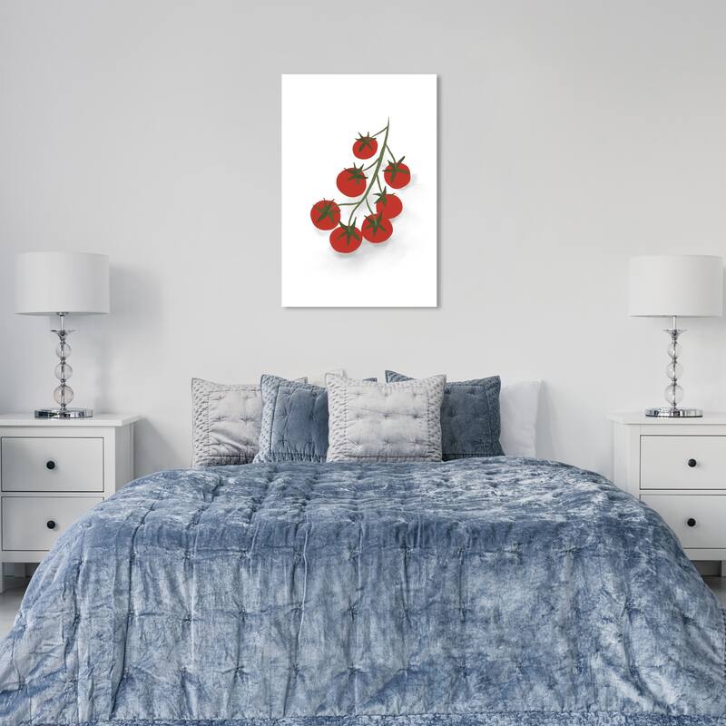 Wynwood Studio Canvas Food and Cuisine Tomatoes Red and Modern & Contemporary Wall Art Canvas Print - 36 x 24