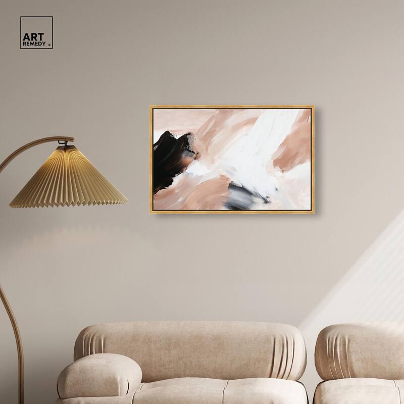Swirls of Cream I Canvas by Art Remedy
