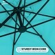 preview thumbnail 24 of 34, 10 ft.Aluminum Curvy Cantilever Offset Hanging Patio Umbrella With Sandbag Base